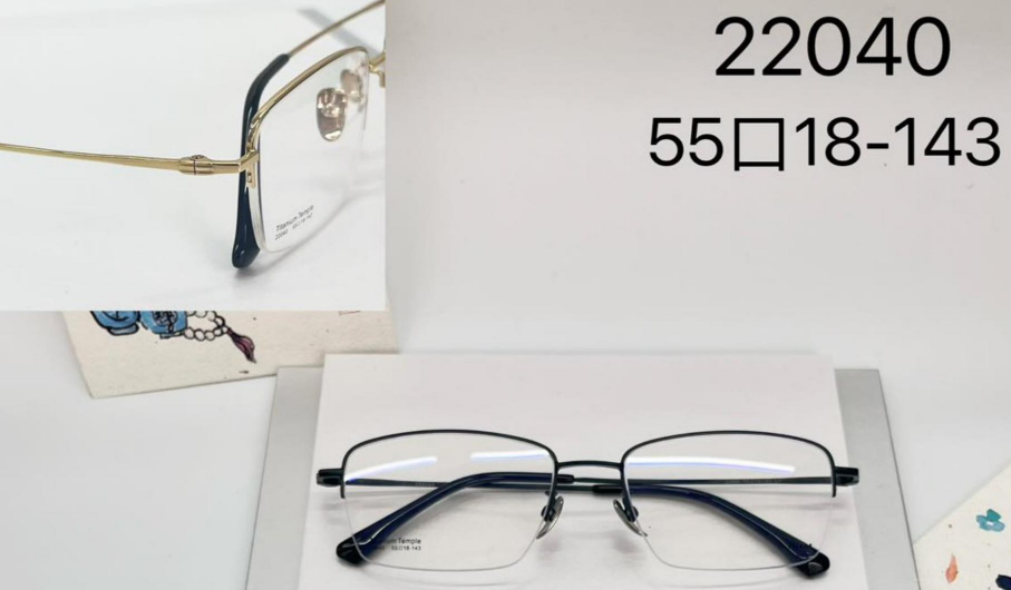 iNERTIA Titanium eyeglass frames - series 22034 & 22040, for men's