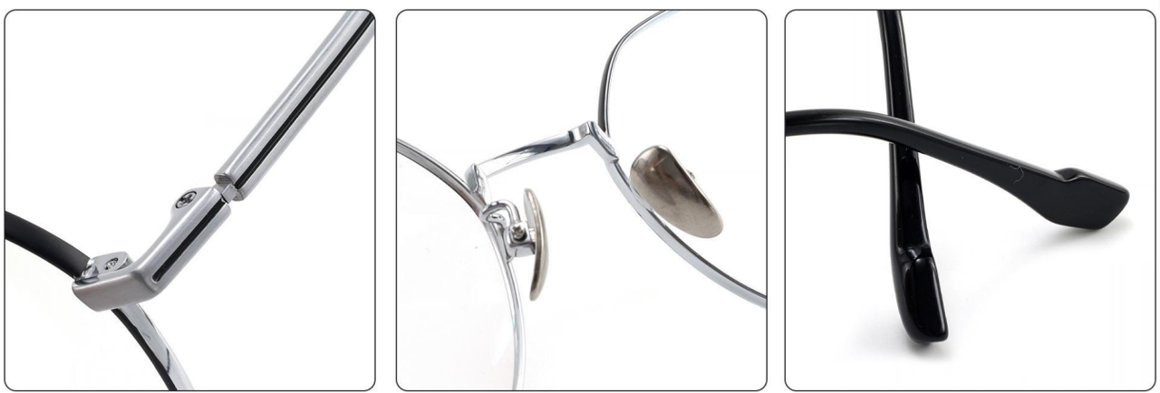 iNERTIA Titanium eyeglass frames - series 26000, Retro fashion, for men's and women's