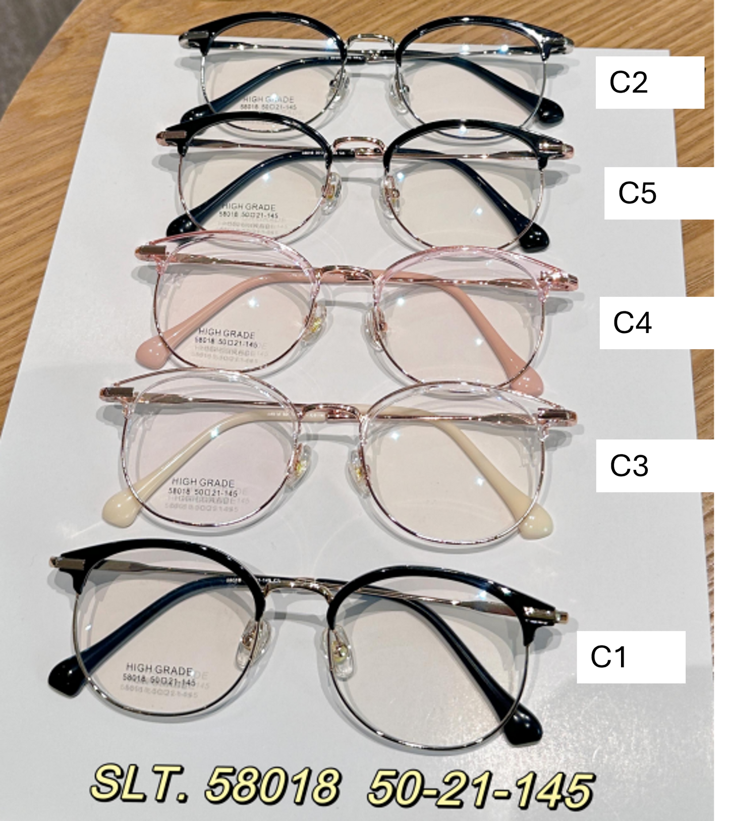 iNERTIA eyeglass frames - Fashion series 58000, for men's and women's