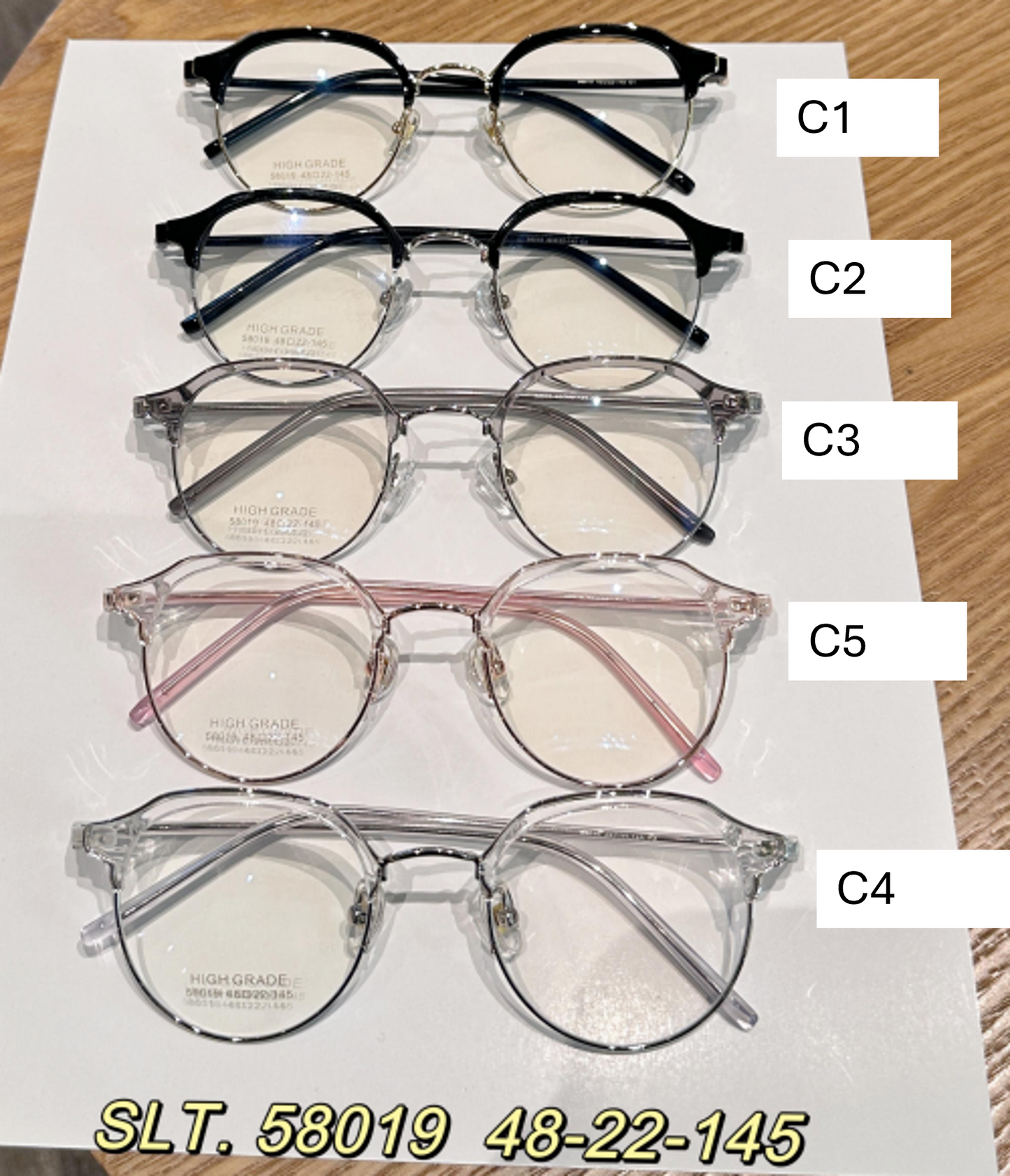 iNERTIA eyeglass frames - Fashion series 58000, for men's and women's