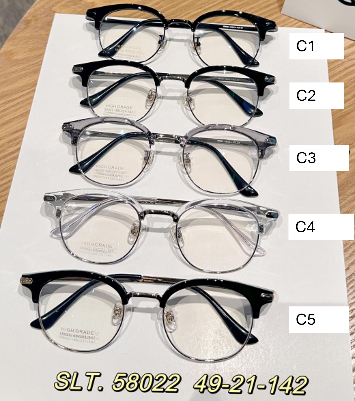 iNERTIA eyeglass frames - Fashion series 58000, for men's and women's