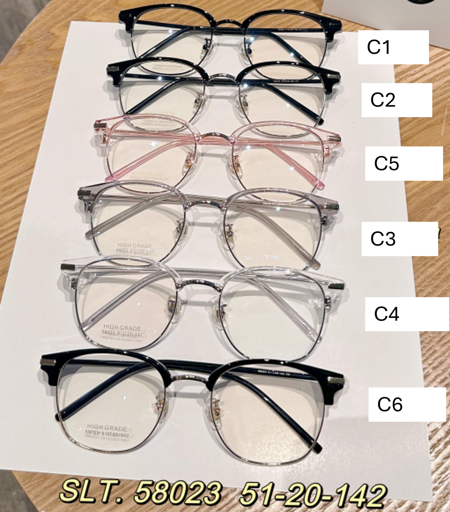 iNERTIA eyeglass frames - Fashion series 58000, for men's and women's