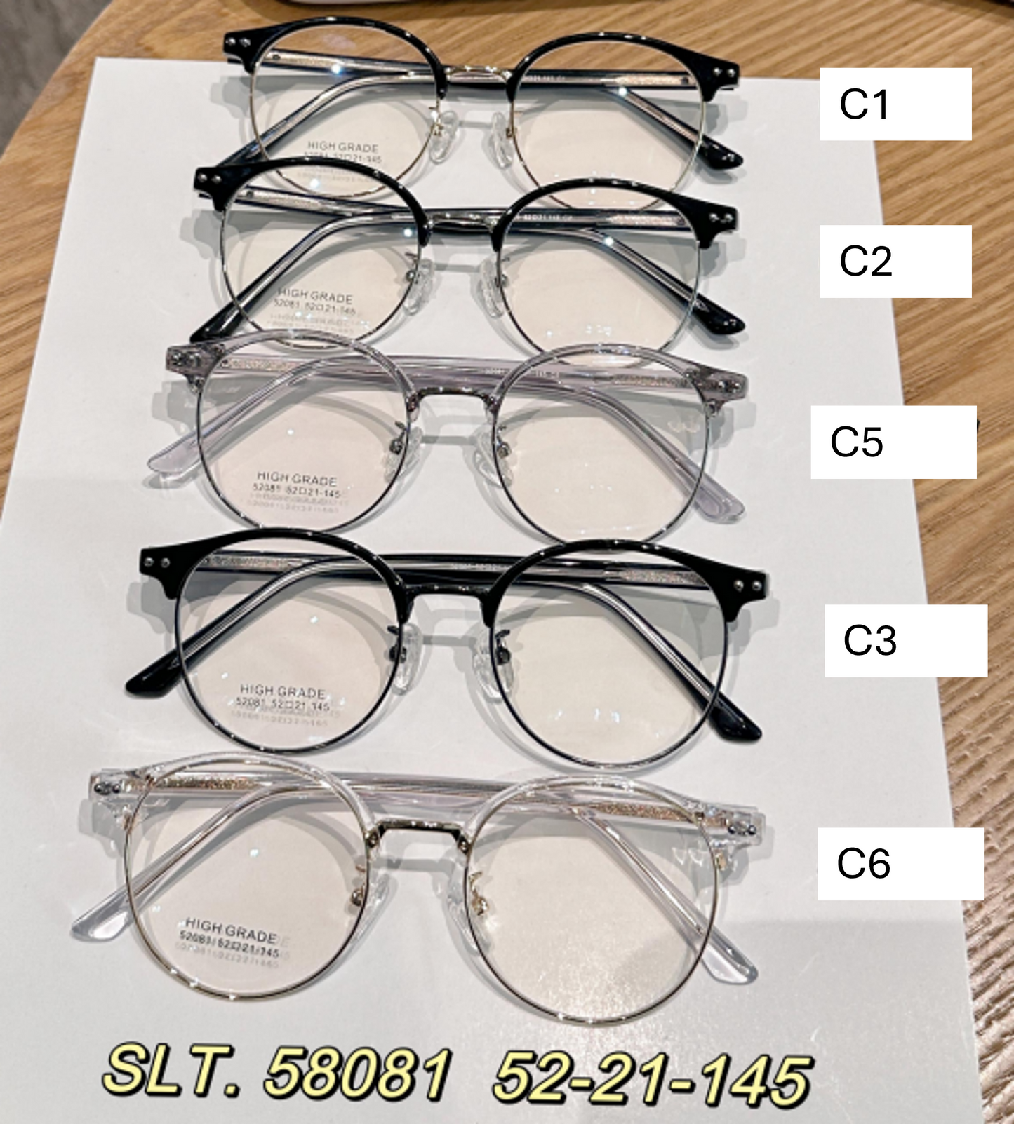 iNERTIA eyeglass frames - Fashion series 58000, for men's and women's