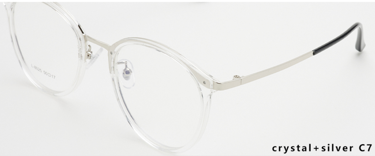 iNERTIA Monel + TR90 eyeglass frames - series 8025, for men's, size 50-17-142