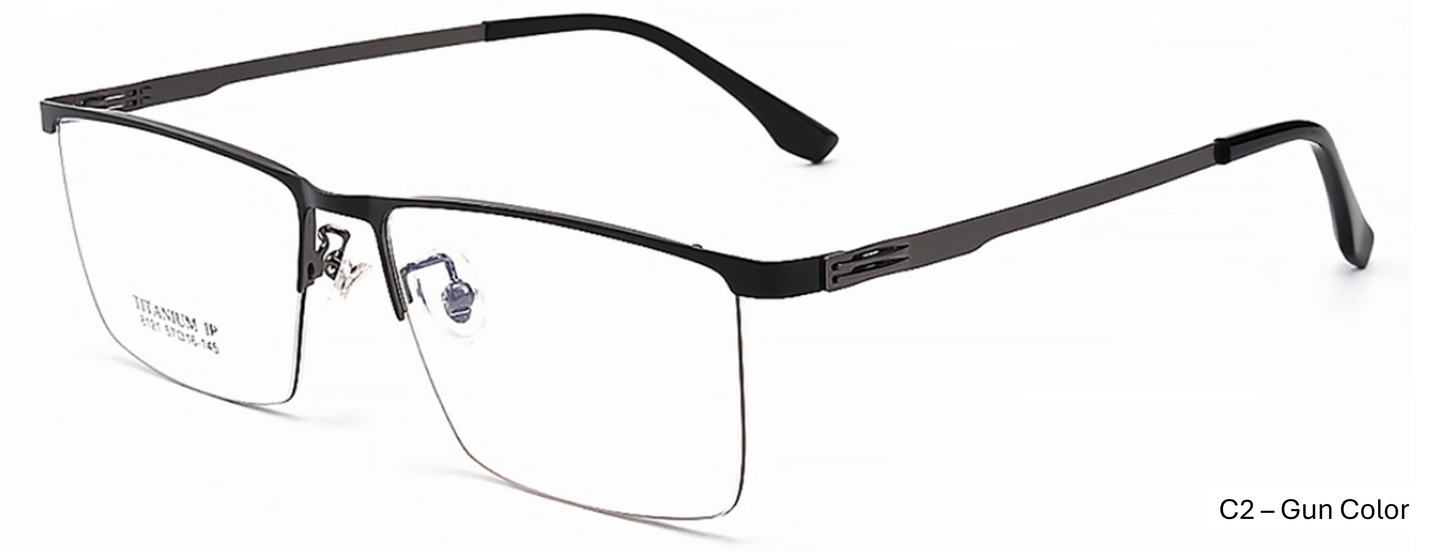 iNERTIA Titanium eyeglass frames - series 8121, for men's
