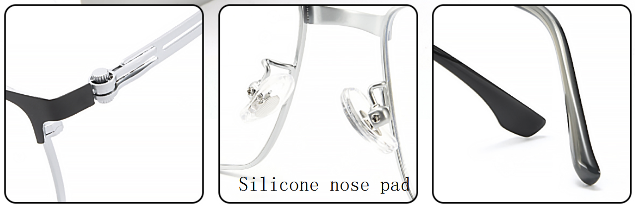 iNERTIA Titanium eyeglass frames - series 8130, for men's