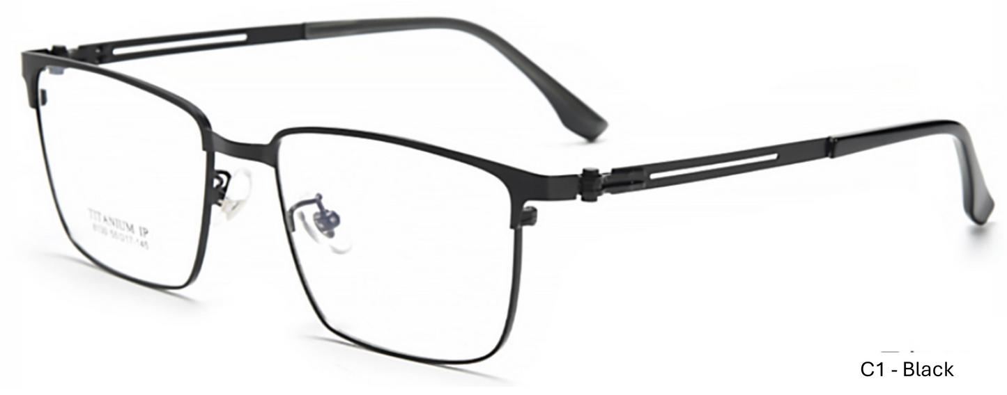iNERTIA Titanium eyeglass frames - series 8130, for men's