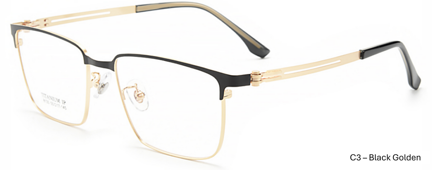 iNERTIA Titanium eyeglass frames - series 8130, for men's