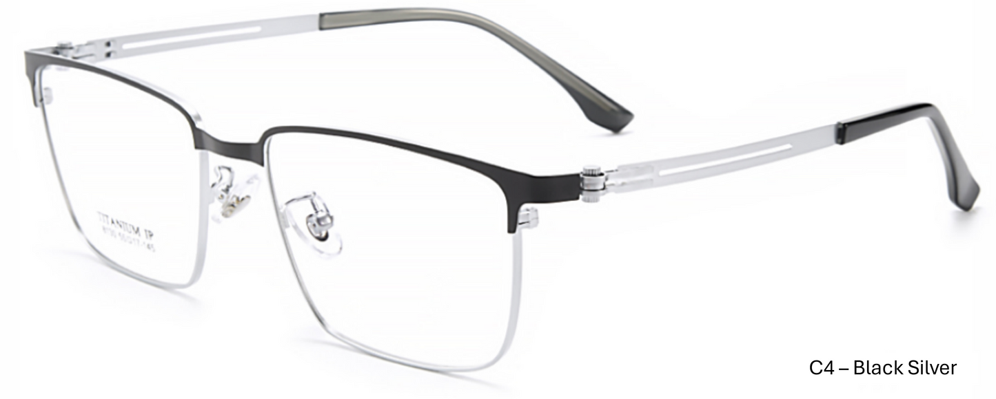 iNERTIA Titanium eyeglass frames - series 8130, for men's