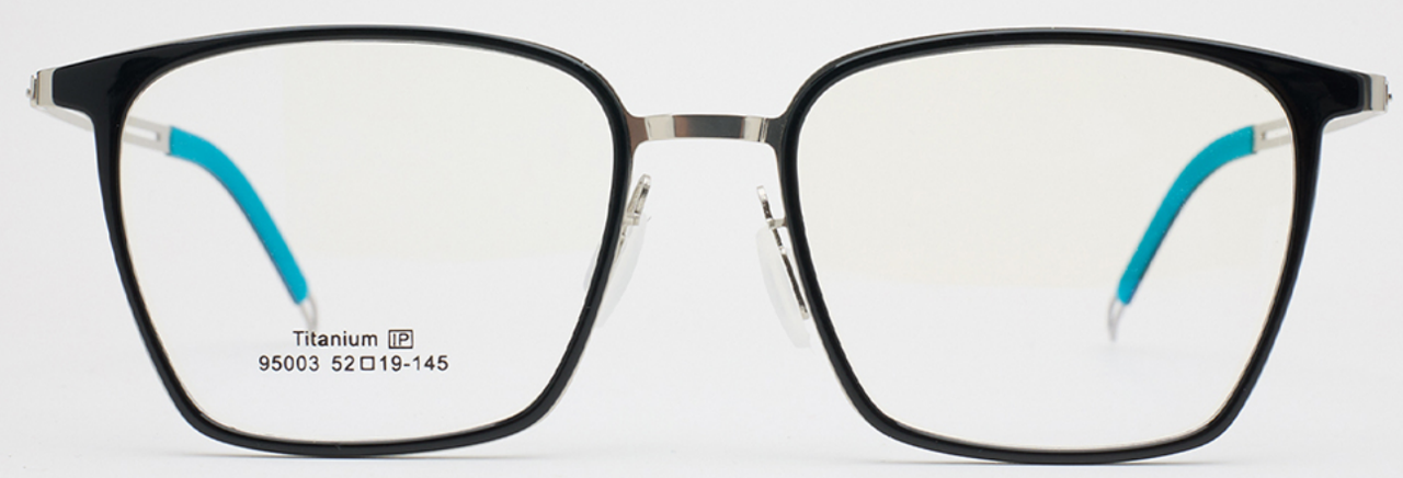 iNERTIA Titanium + TR90 eyeglass frames - series 95003, for men's, size 52-19-145
