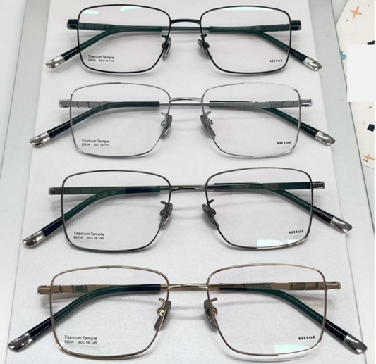 iNERTIA Titanium eyeglass frames - series 22034 & 22040, for men's