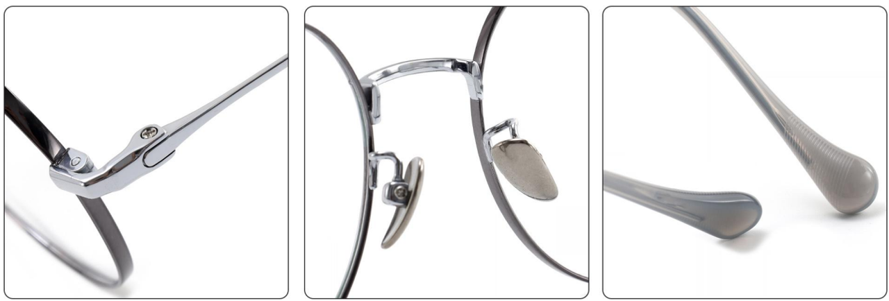 iNERTIA Titanium eyeglass frames - series 26000, Retro fashion, for men's and women's