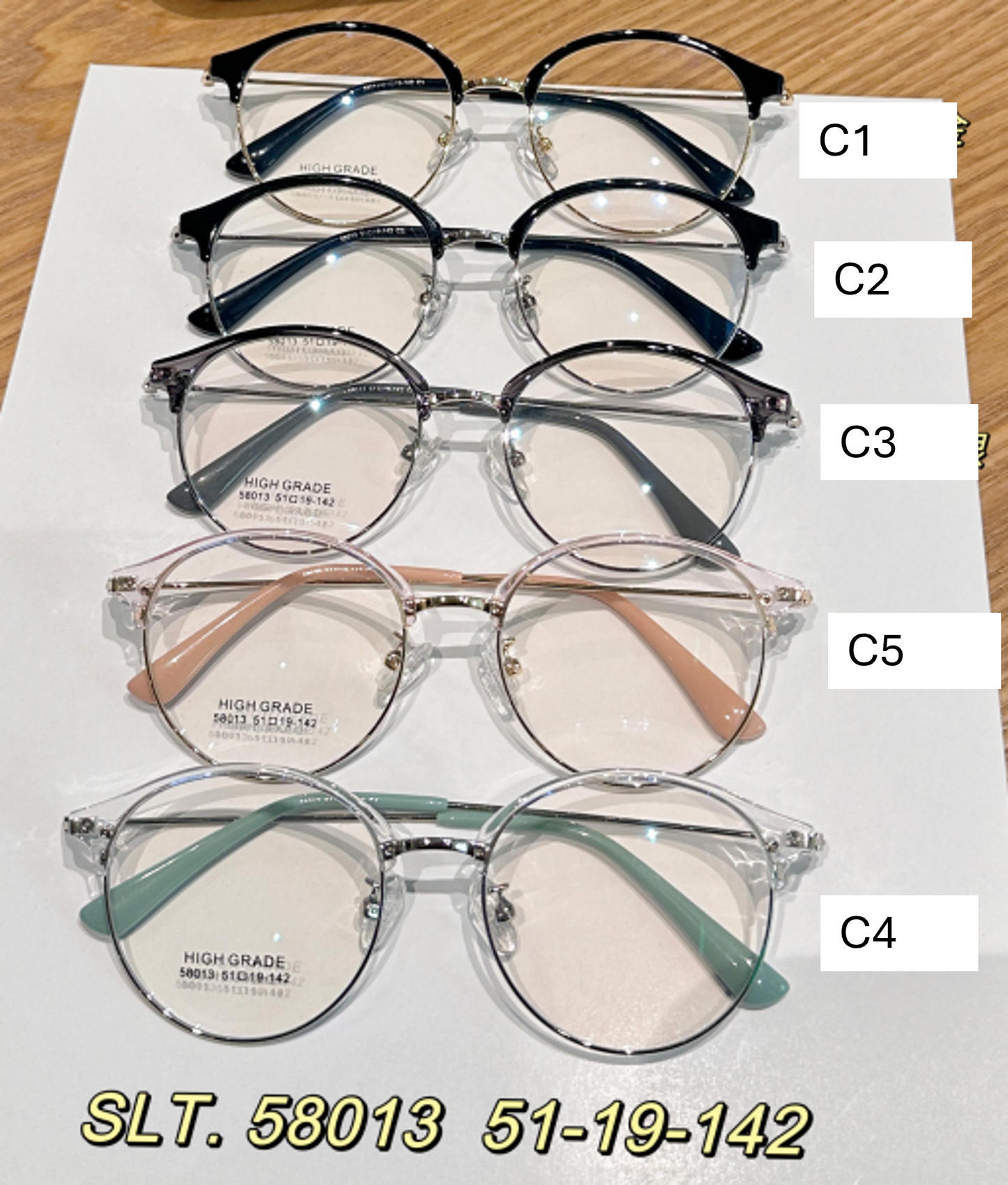 iNERTIA eyeglass frames - Fashion series 58000, for men's and women's