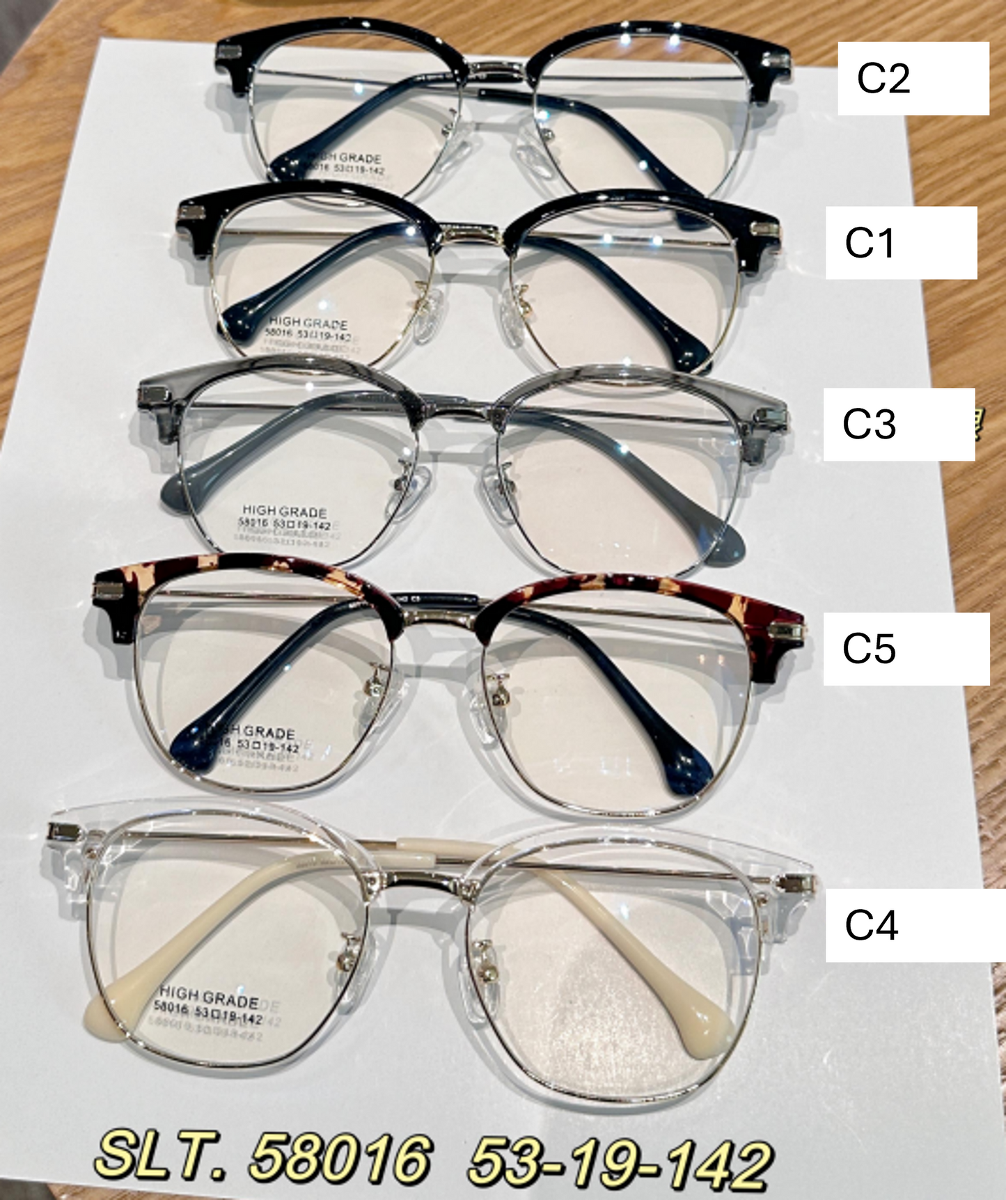 iNERTIA eyeglass frames - Fashion series 58000, for men's and women's