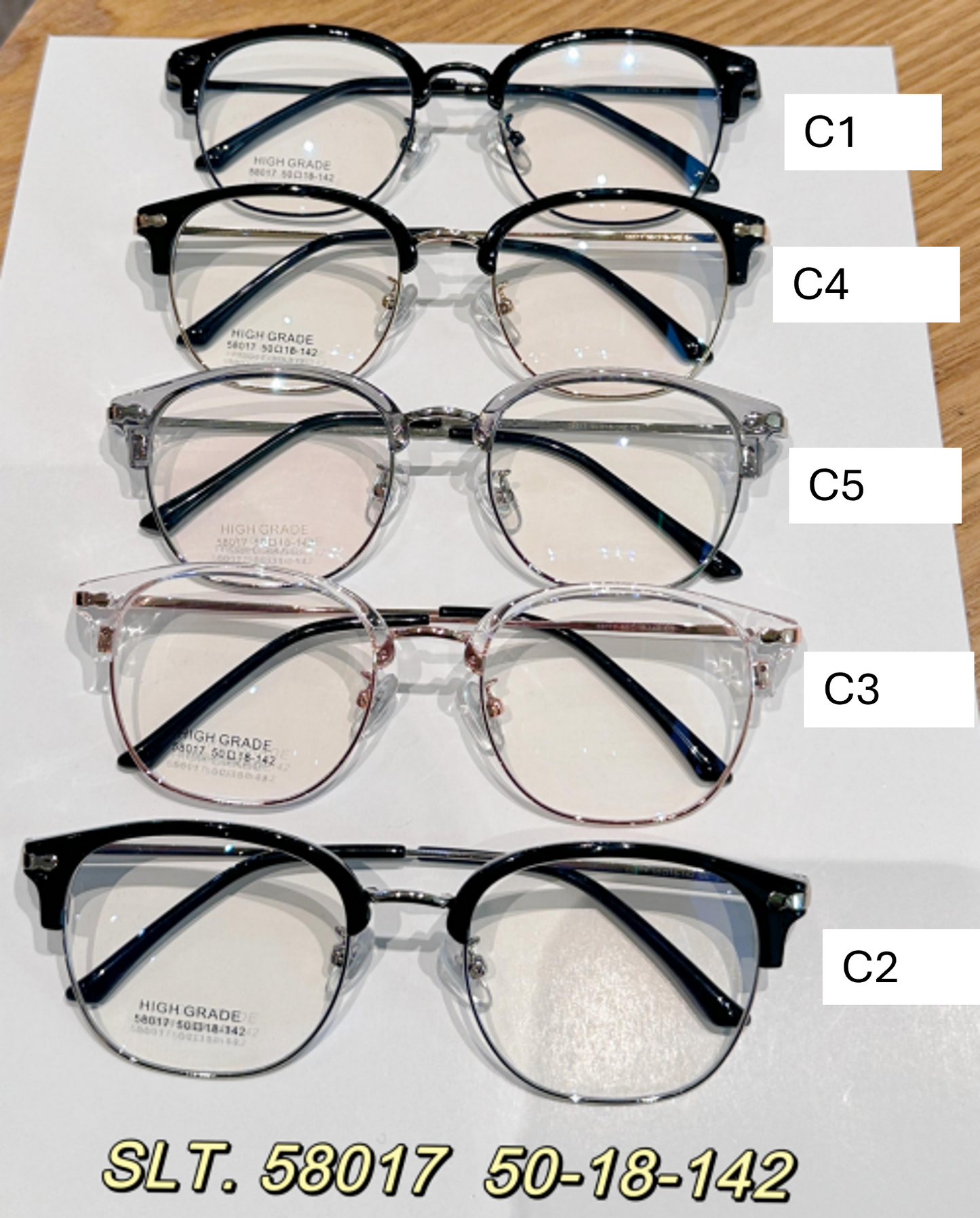 iNERTIA eyeglass frames - Fashion series 58000, for men's and women's