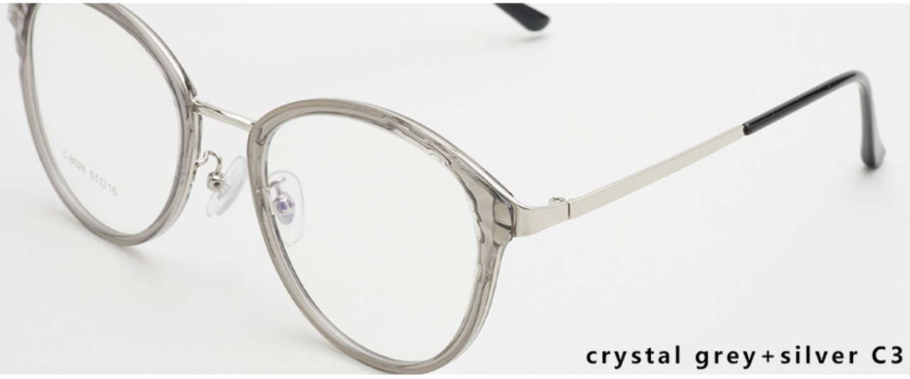 iNERTIA Monel + TR90 eyeglass frames - series 8026, for men's,  size 51-16-142