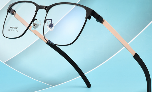 iNERTIA Titanium eyeglass frames - series 8087, for men's