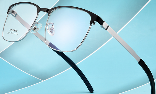 iNERTIA Titanium eyeglass frames - series 8091, for men's