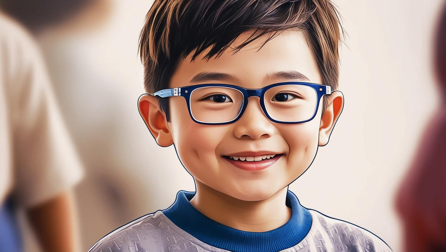 iNERTIA Kids eyeglass frames - series 50000, for kid's,  Titanium + TR90