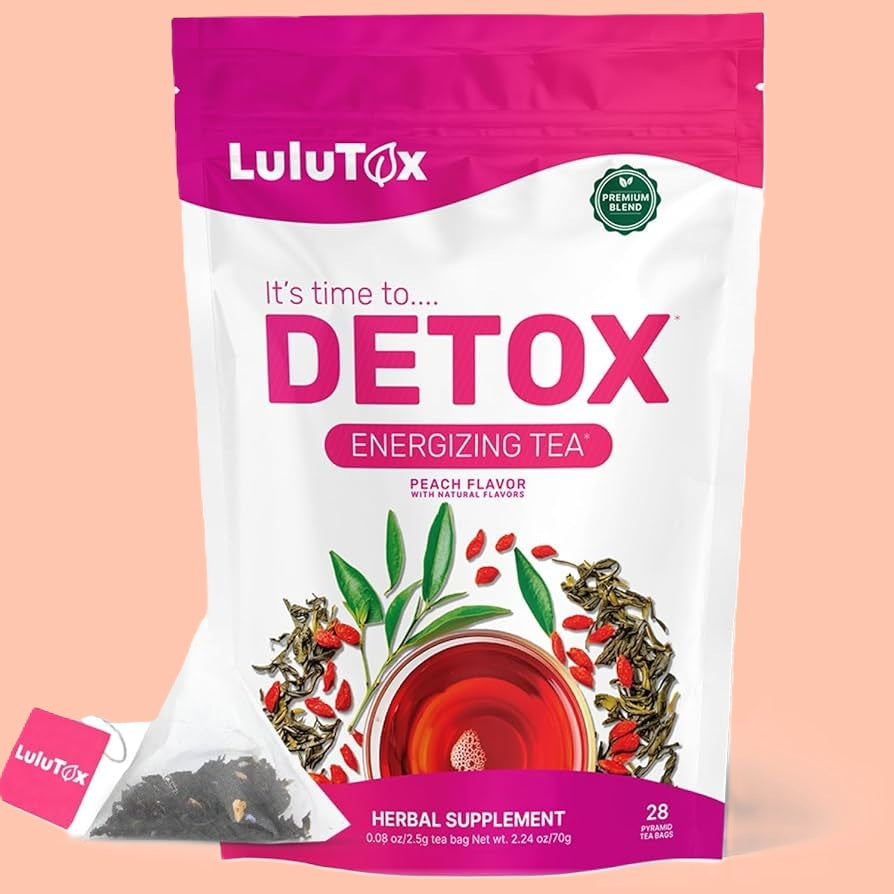 LuluTox Detox Energizing Tea, 28 tea bags